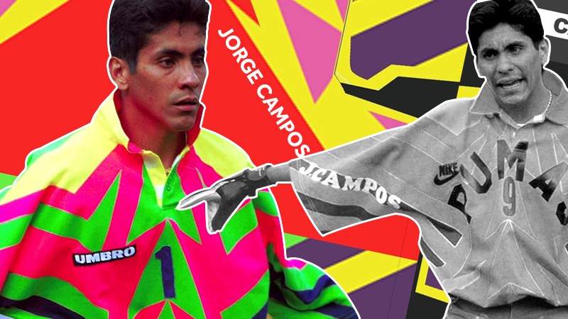 MLS LA Galaxy Nike 1996 Jorge Brody Campos Goalie Soccer Jersey