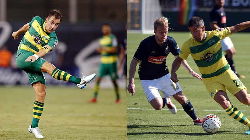 Former EPL player Joe Cole and the Tampa Bay Rowdies play the Rhinos