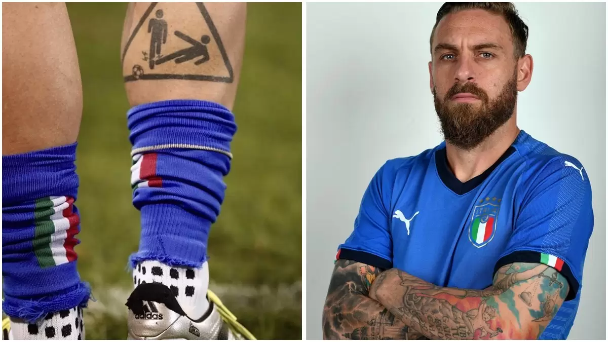 danielle de rossi tattoo  De rossi De rossi roma Futebol