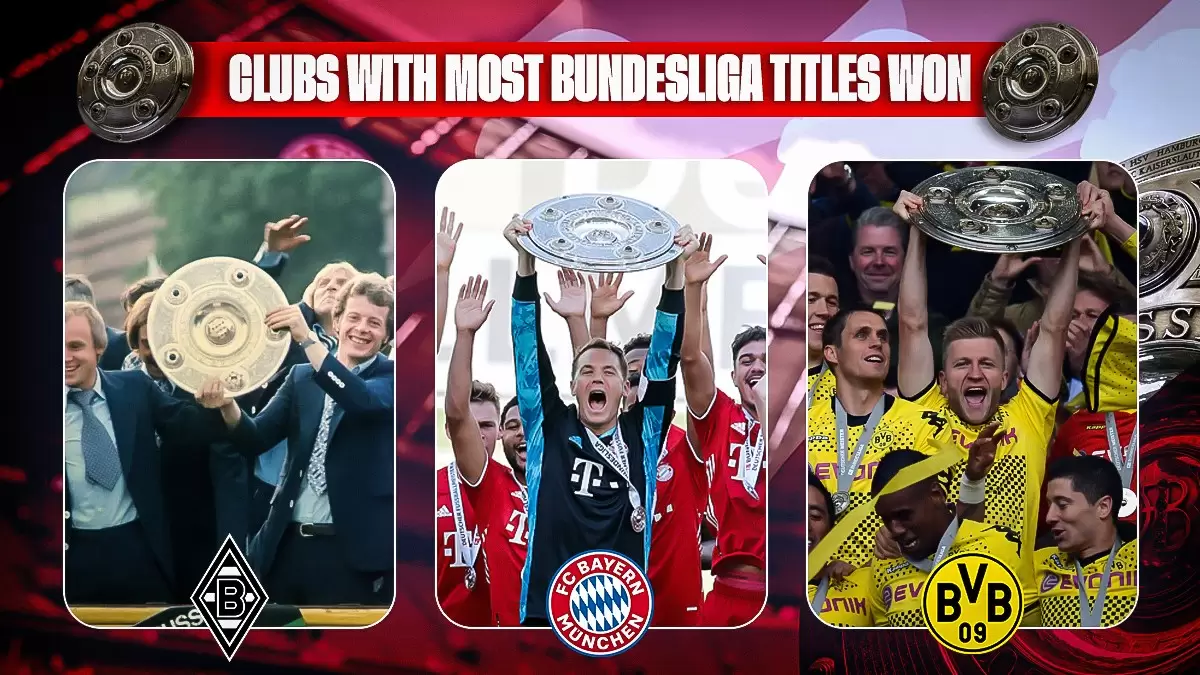 Clubs Most Bundesliga Titles Won