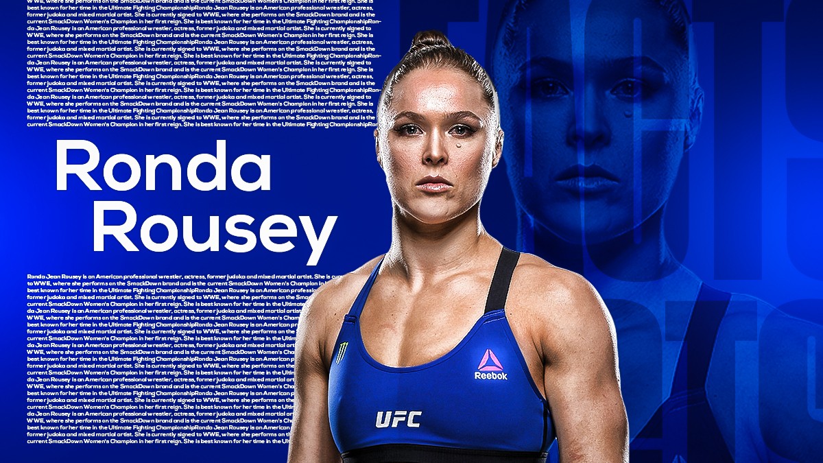 1200px x 675px - SportMob â€“ Top facts about Ronda Rousey, Rowdy